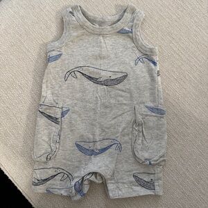 Tea Collection Pocket Shortie Baby Romper